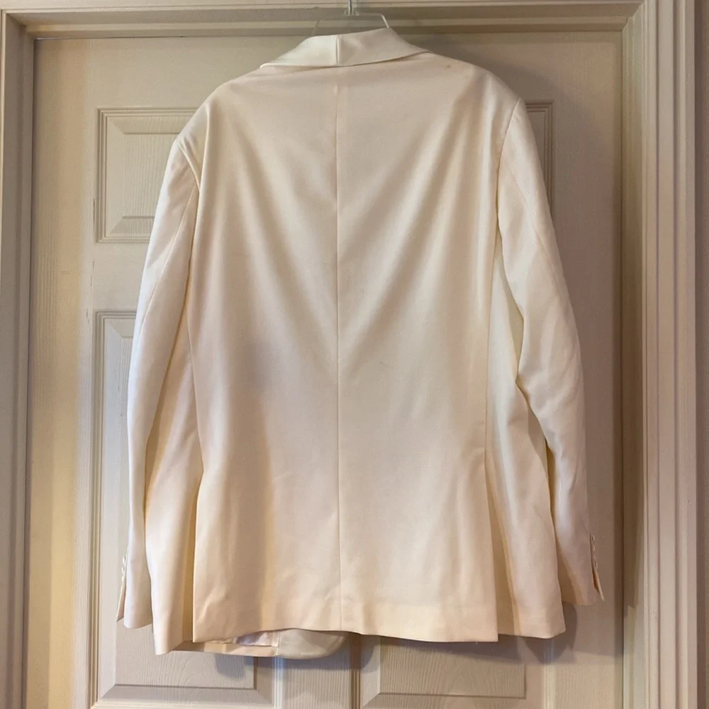 Todd Snyder Ivory Shawl Collar Tuxedo Jacket Sz 46R. NWT See Pictures.